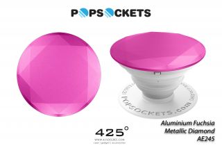 Popsockets Aluminium Fuchsia Metallic Daimond