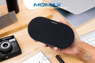 Momax Q.Pad Pro Qual-Coil 20W Wireless Charger (เเท่นชาร์จเร็วแบบไร้สาย)