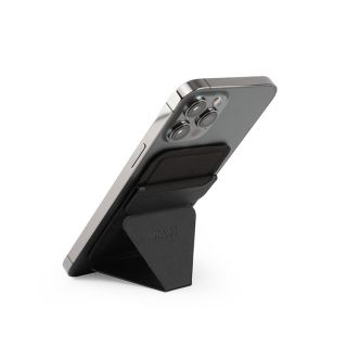 Moft Snap-On Phone Stand & Wallet with Magsafe Black (ขาตั้ง Smartphone สำหรับ Magsafe)