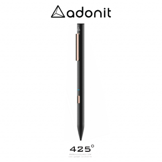 Adonit Note Stylus Pen (Stylus สำหรับ iPad รองรับการวางมือบนจอ) -Black (ดำ)