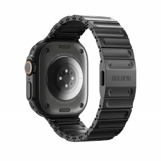Aulumu C01 All-Titanium Watch Strap สาย Apple Watch 11 / 10 (46 mm) / 9 / 8 / 7 / 6 / 5 / 4 / 3 / 2 / 1 / SE 3 / 2 / 1 / Ultra 3 / 2 / 1 (42 44 45 49 mm) - Black