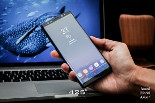 Gorilla Tempered Glass 3D Black (กระจกนิรภัย Samsung Galaxy Note8 แบบเต็มหน้าจอขอบโค้ง )