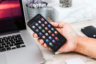 Mernett UV Glass ( กระจกนิรภัย Samsung Galaxy S8/S8 Plus แบบเต็มหน้าจอขอบโค้ง )