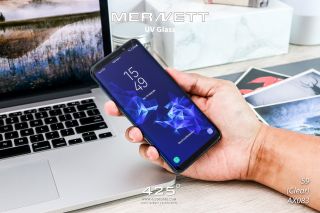 Mernett UV Glass ( กระจกนิรภัย Samsung Galaxy S9/S9 Plus แบบเต็มหน้าจอขอบโค้ง )