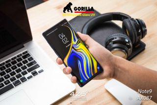 Gorilla 3D Tempered Glass UV ( กระจกนิรภัย Samsung Galaxy Note9 แบบเต็มหน้าจอขอบโค้ง 3D )