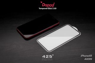 Dapad Tempered Glass 2.5D ( กระจก iPhone XR เต็มจอขอบโค้งมน 2.5D )