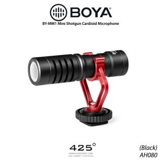 BOYA BY-MM1 Mini Shotgun Cardioid Microphone (ไมค์เสริมขนาดเล็กแบบ Shotgun)