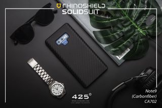 Rhinoshield Solidsuit Case ( เคส Samsung Galaxy Note9 )-Carbon Fiber (คาร์บอนไฟเบอร์)