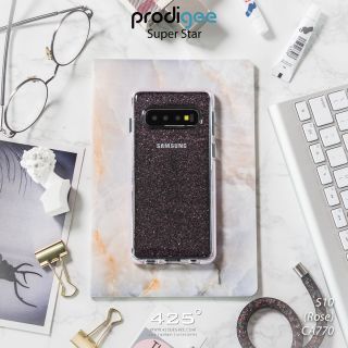 Prodigee Super Star Case ( เคส Samsung Galaxy S10 )-Rose (ชมพู)