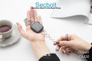 Secbolt Stainless Steel O-Link Band Strap 40/38 (สาย Apple Watch 40mm (Series 4/5) / 38mm (Series 1/2/3))