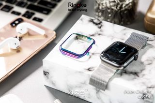 Ringke Bezel Styling Neon Chrome Apple Watch 1/2/3/4 (กรอบหน้าปัดเสริม)-Neon Chrome (นีออนโครม)-Apple Watch Series 4 (40 mm.)