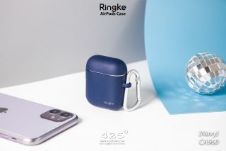 Ringke TPU Case AirPods ( เคสสำหรับหูฟัง AirPods )-Navy (นํ้าเงินเข้ม)