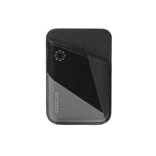 Decoded NikeGrind Leather MagSafe Card Sleeve (ซองใส่การ์ดติดแม่เหล็ก) - Black