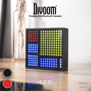 Divoom Timebox-Evo Bluetooth Speaker (ลำโพง Bluetooth พร้อมหน้าจอ Smart LED 16x16 Pixel Art Creation)