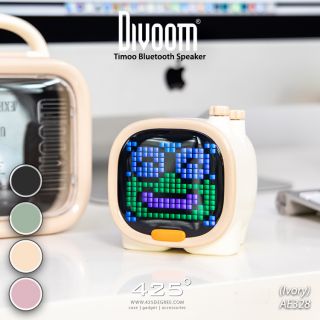 Divoom Timoo Bluetooth Speaker (ลำโพง Bluetooth พร้อมหน้าจอ Smart LED 16x16 Pixel Art Creation)