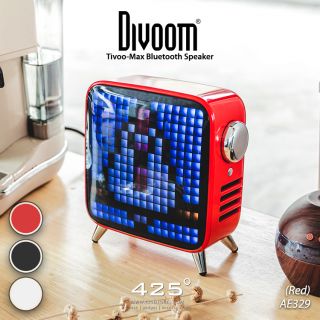 Divoom Tivoo-Max Bluetooth Speaker (ลำโพง Bluetooth พร้อมหน้าจอ Smart LED 16x16 Pixel Art Creation)