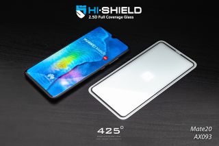 Hishield 2.5D Full Coverage Glass Mate 20 ( ฟิล์มกระจก Huawei Mate 20 แบบเต็มจอขอบโค้ง )