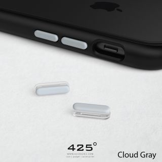 Rhinoshield Mod NX Buttons ( ปุ่มกดสำหรับเคส Rhinoshield )-Cloud Gray (เทาอ่อน)