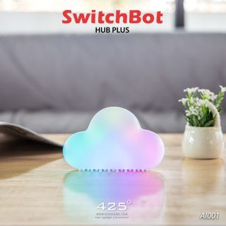 Switchbot Hub Plus (อุปกรณ์ควบคุมรีโมทเครื่องใช้ไฟฟ้าผ่านอินเตอร์เน็ต)