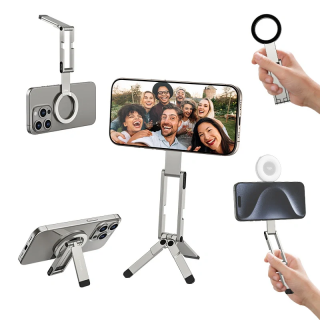 Ulanzi MA60 Pocket Magnetic Phone Tripod ขาตั้ง Smartphone แบบแม่เหล็ก - Silver