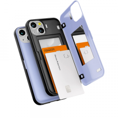 Goospery Magnetic Door Bumper เคส iPhone 13 - Lilac Purple