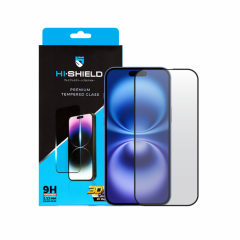 Hishield 3D Strong Max Matte ฟิลม์กระจกเต็มจอแบบด้าน - iPhone 16 Plus