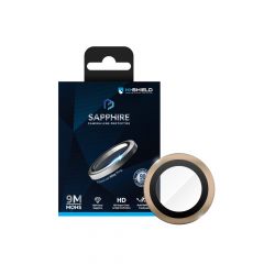 Hishield Sapphire Lens Protector กระจกกันรอยเลนส์กล้อง iPhone 16 Pro / iPhone 16 Pro Max - Gold Titanium