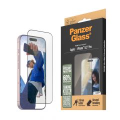 PanzerGlass Ultra Wide Fit Anti-Reflective/Bluelight with Applicator ฟิล์มกระจกเต็มจอแบบถนอมสายตา - iPhone 16 Pro
