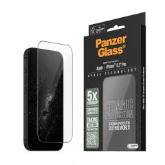 PanzerGlass Ultra Wide Fit Ceramic with Applicator กระจกกันรอย Ceramic Glass แบบเต็มจอขอบดำ - iPhone 16 Pro