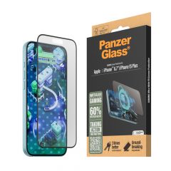 PanzerGlass Ultra Wide Fit Matte Gaming with Applicator ฟิล์มกระจกเต็มจอแบบด้าน - iPhone 16 Plus / iPhone 15 Plus