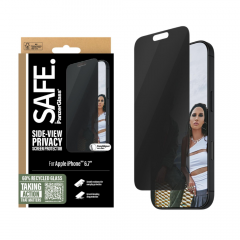 SAFE by PanzerGlass Ultra Wide Fit Privacy ฟิล์มกระจกเต็มจอแบบ Privacy - iPhone 16 Plus