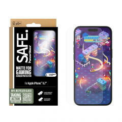 SAFE by PanzerGlass Ultra Wide Fit Matte ฟิล์มกระจกเต็มจอแบบด้าน - iPhone 16 Plus