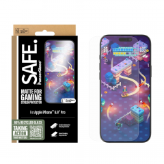 SAFE by PanzerGlass Ultra Wide Fit Matte ฟิล์มกระจกเต็มจอแบบด้าน - iPhone 16 Pro Max