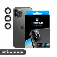 Hishield Aluminium Lens iPhone 12 Pro ( กระจกกันรอยเลนส์กล้อง iPhone 12 Pro )-Graphite