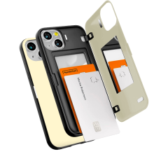 Goospery Magnetic Door Bumper เคส iPhone 13 - White