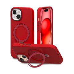 Goospery MagSafe Standing Silicone เคส iPhone 13 - Red