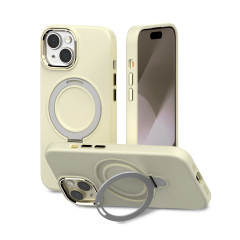 Goospery MagSafe Standing Silicone เคส iPhone 13 - Ivory