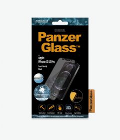 PanzerGlass Case Friendly Anti Glare Black ( ฟิล์มกระจก iPhone 12 / iPhone 12 Pro แบบเต็มจอขอบโค้ง )