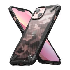 Ringke FusionX Design เคส iPhone 13 - Camo Black