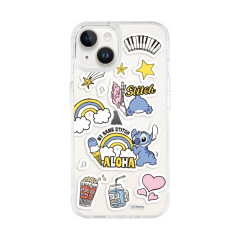 The Hood Hybrid Plus Case Transparent Stitch Aloha - เคส iPhone 14 / iPhone 13