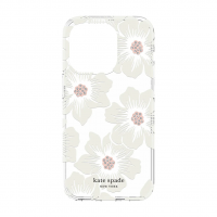 kate spade NEW YORK Protective Hardshell Hollyhock Floral Clear เคส iPhone 14 Pro