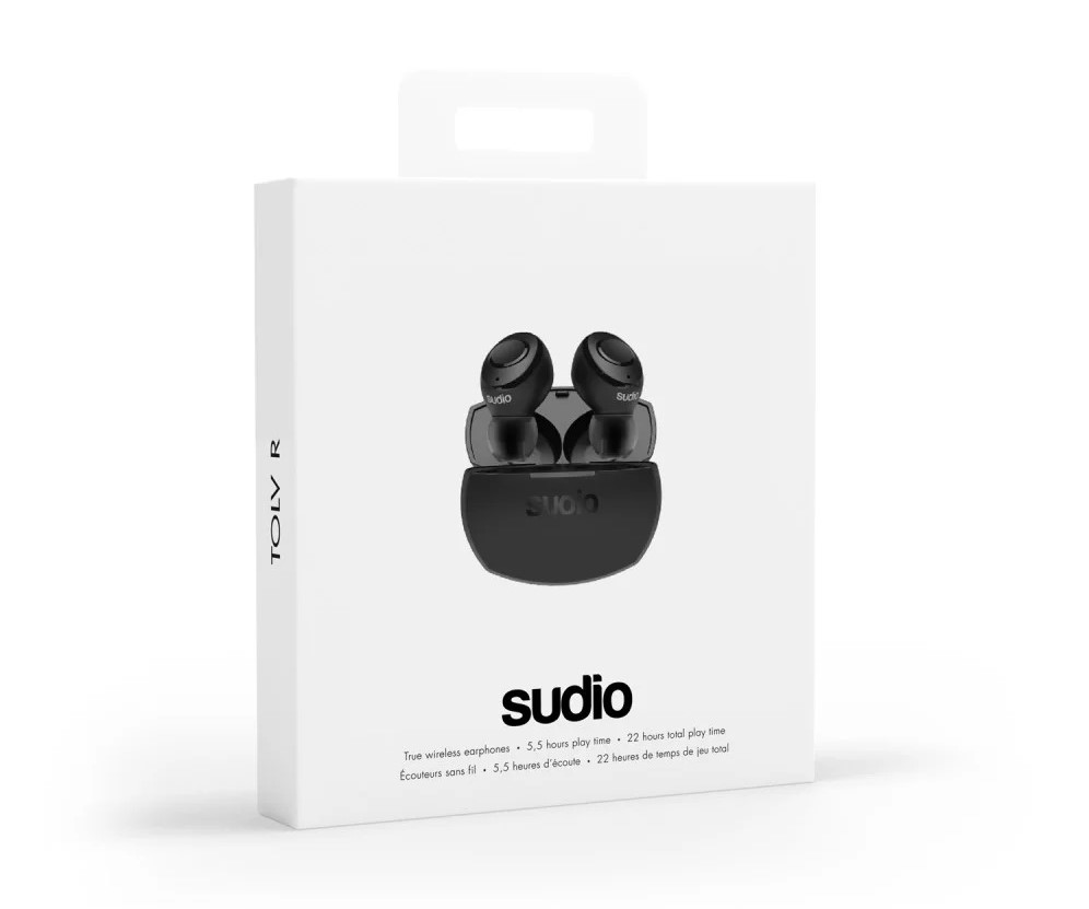 sudio,sudiotolvr,earphone,truewireless,inear,sweden,swedenearphone,autopairing,black,white,easy,5.5hoursplaytime,22hoursplaytime,bluetooth5,chargingcase