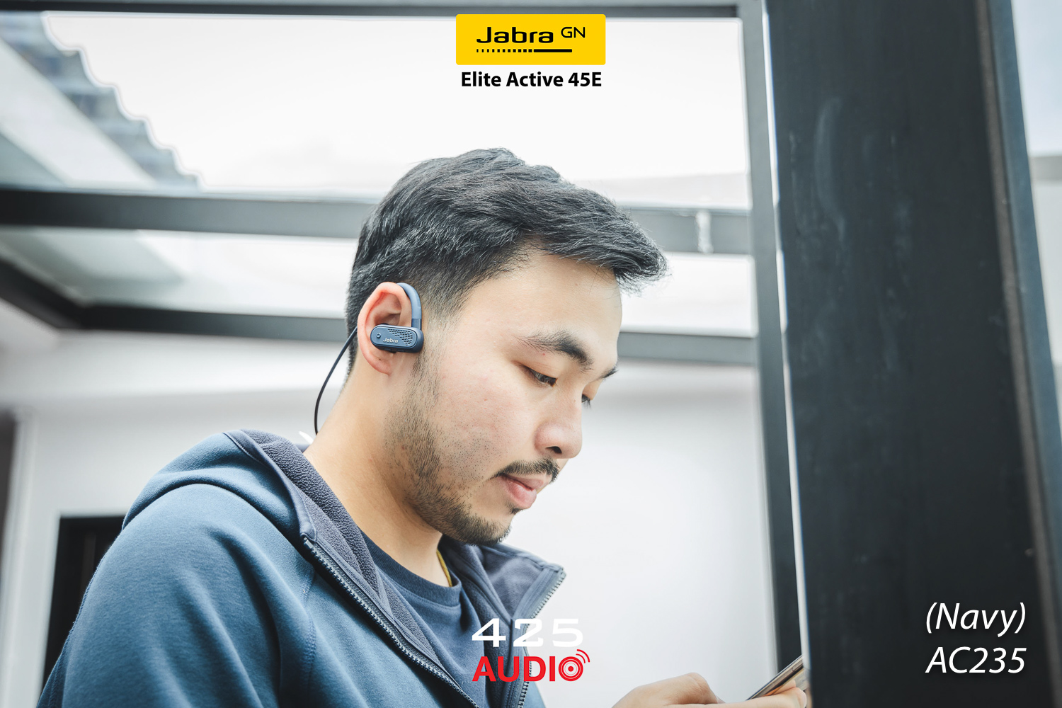 earphone,jabra,sport,bluetooth5.0,wirelesssport,exercise,IP67,fit,comfortable,stereo,HiFi,earbud,eliteactive45e,iOS,android