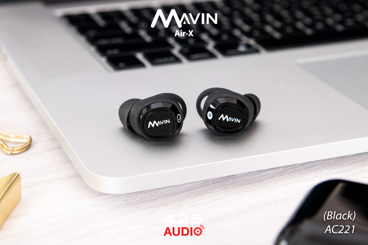 marvin,air-x,in,ear,true,wireless,long,battery,life,aptx,support,ipx5,qualcomm,30,meters,range