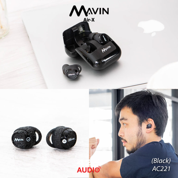 marvin,air-x,in,ear,true,wireless,long,battery,life,aptx,support,ipx5,qualcomm,30,meters,range