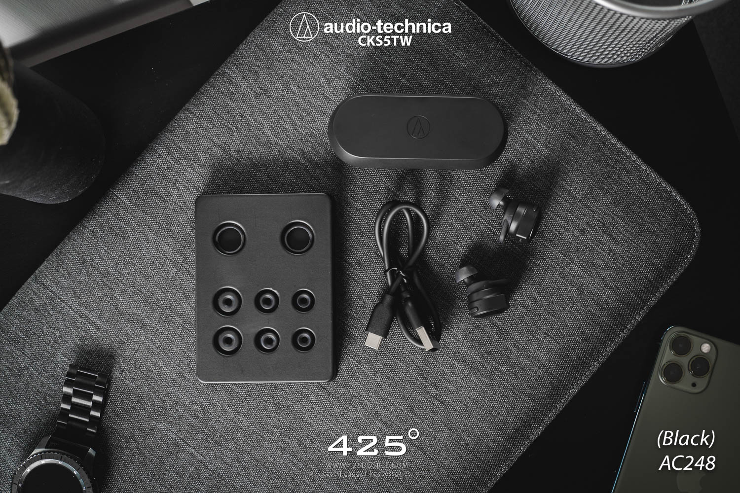 Audio Technica CKS5TW,CKS5TW,True Wireless,Audio Technica,ATH-CKS5TW,deepbass,middle,treble,punch,smooth,aptx,hifi,japan,stereo,goodcall