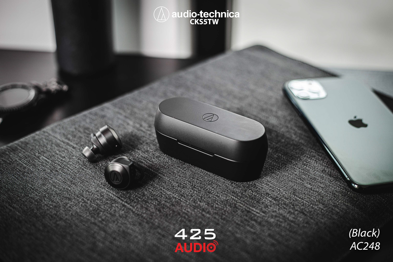 Audio Technica CKS5TW,CKS5TW,True Wireless,Audio Technica,ATH-CKS5TW,deepbass,middle,treble,punch,smooth,aptx,hifi,japan,stereo,goodcall