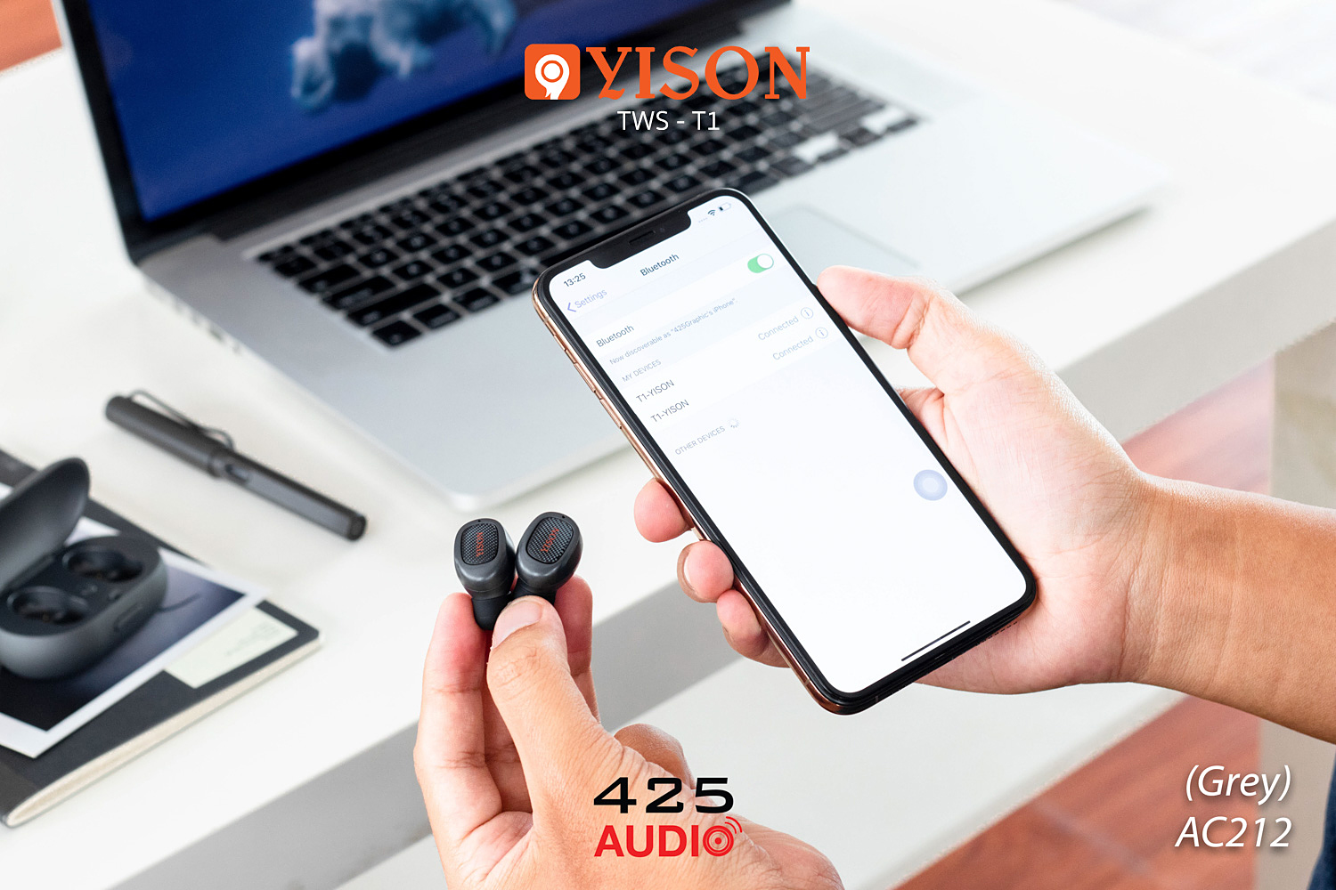 yison,twst1,earphone,stereo,mono,truewireless,mini,inexpensive,hifi,bluetooth5,headset,music,microphone,autopairing,chargingbox