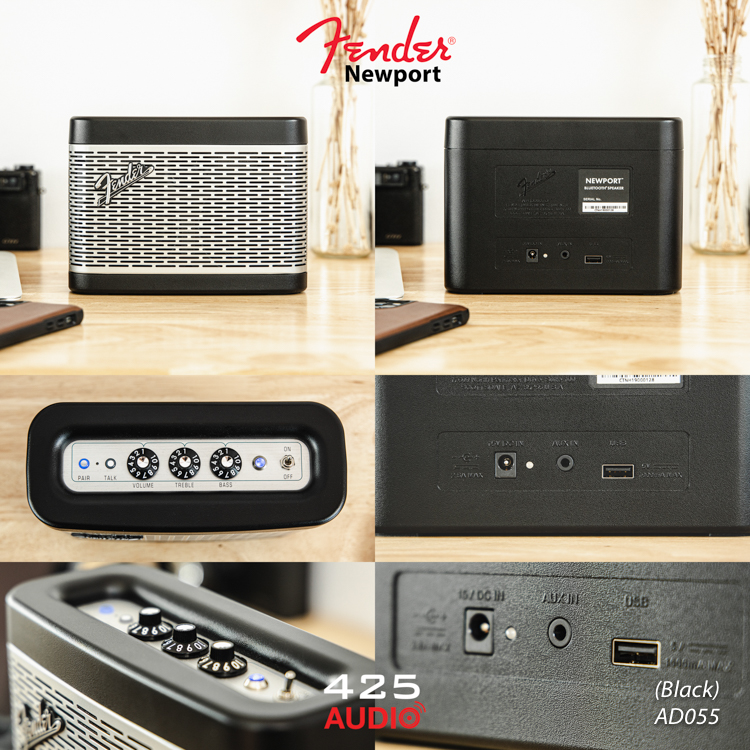 fender newport,fender,bluetooth4.2,speaker30watt,bluetoothspeaker,ลำโพงaptx,ลำโพงบลูทูธขนาดพกพา,fender amplifier