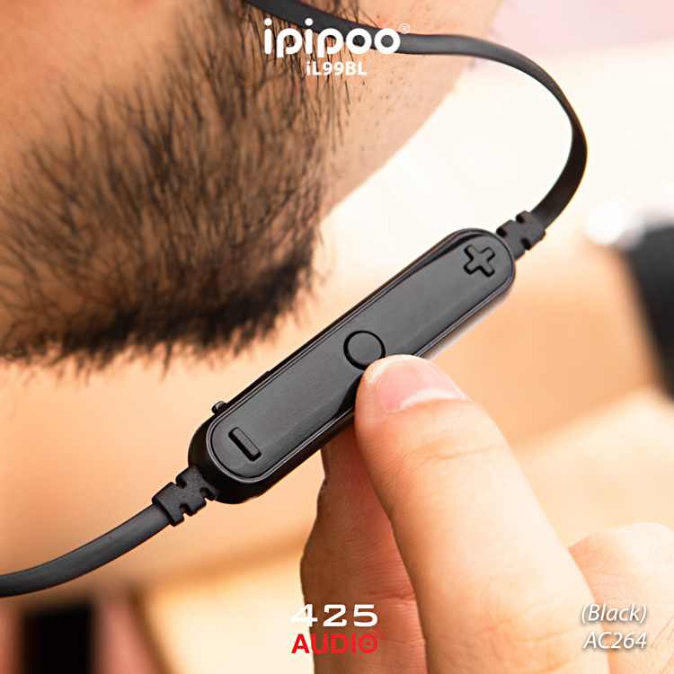 ipipoo,iL99BL,earphone,wireless earphone,bluetooth,bluetooth4.2,comfort,earbuds,smooth,longbattery,exercise,run,fitness,stereocall